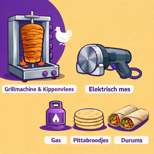 Pakket 5kg Kip - Incl. 30 Broodjes/Durums